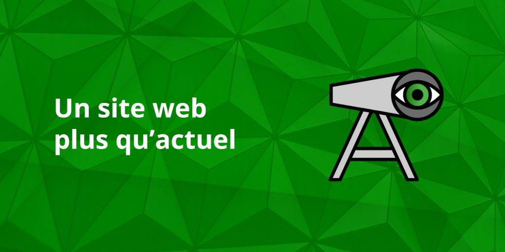 Un site web plus qu'actuel